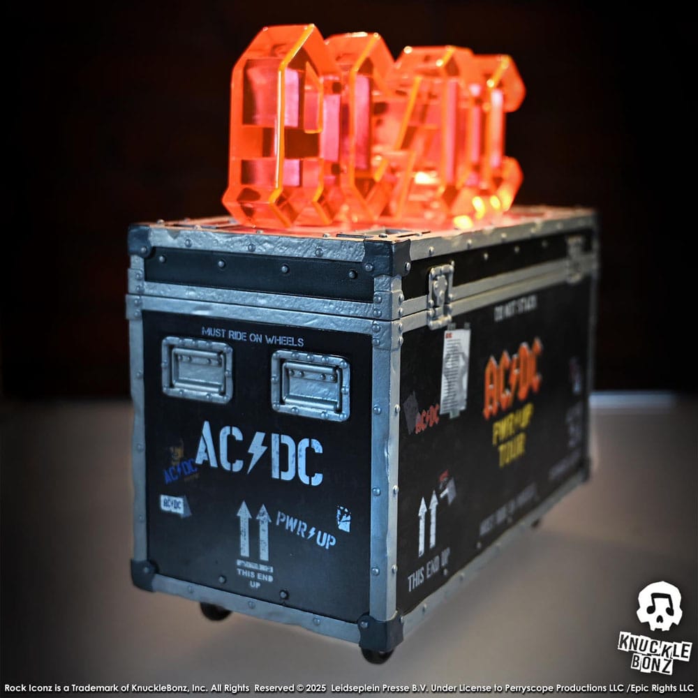 AC/DC Rock Ikonz On Tour Statue PWR UP Tour Road Case Image 13