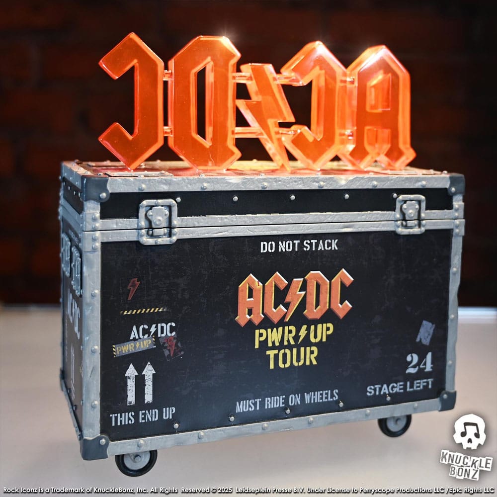 AC/DC Rock Ikonz On Tour Statue PWR UP Tour Road Case Image 14