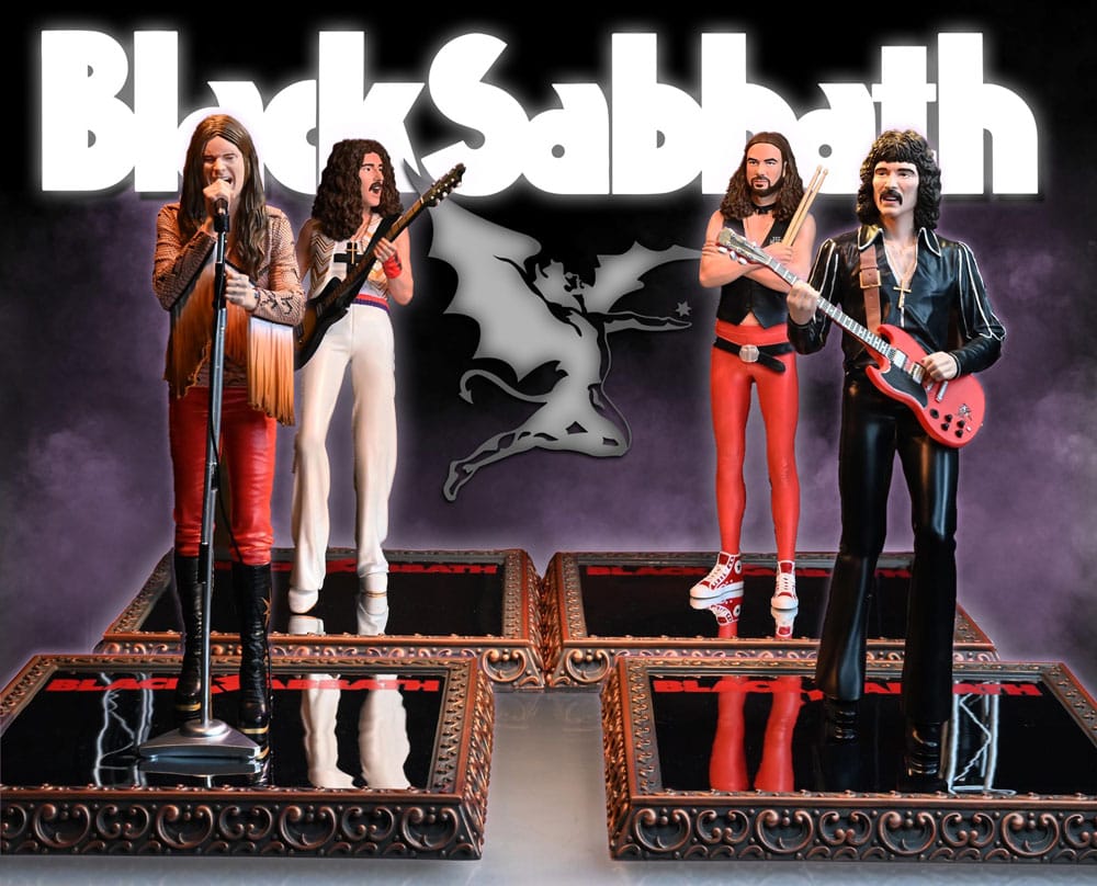 Black Sabbath Rock Iconz Statuen 4er-Pack Sabotage Era 23 cm Image 1