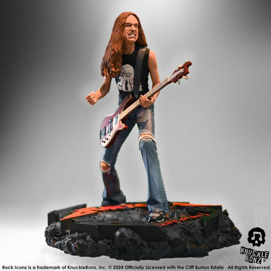 Metallica Rock Iconz Statue Cliff Burton II 22 cm Image 1