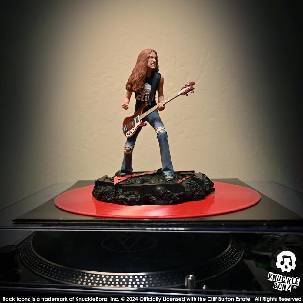 Metallica Rock Iconz Statue Cliff Burton II 22 cm Image 8