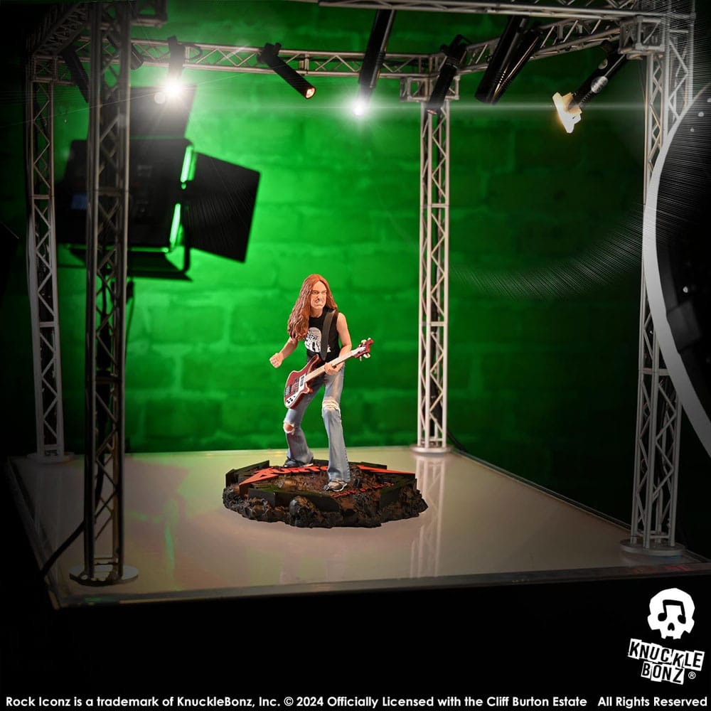 Metallica Rock Iconz Statue Cliff Burton II 22 cm Image 11