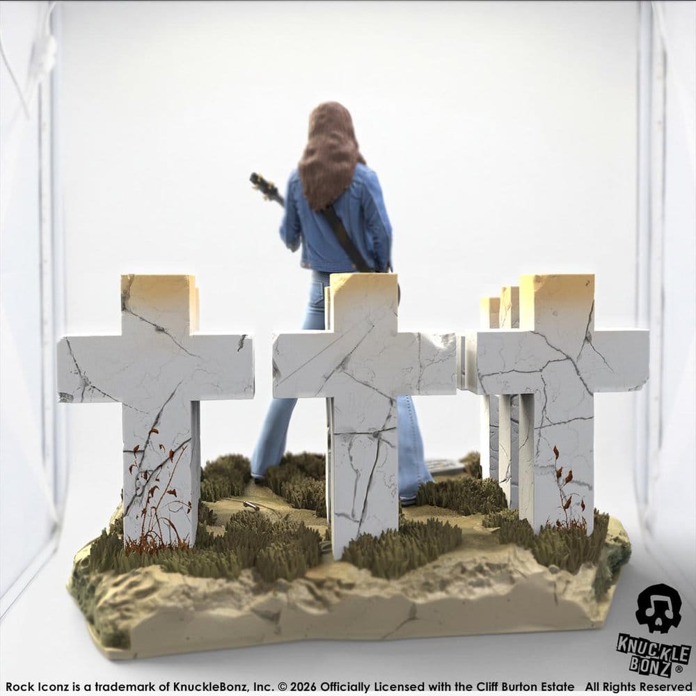 Metallica Rock Iconz Figur Cliff Burton III 21 cm Image 2