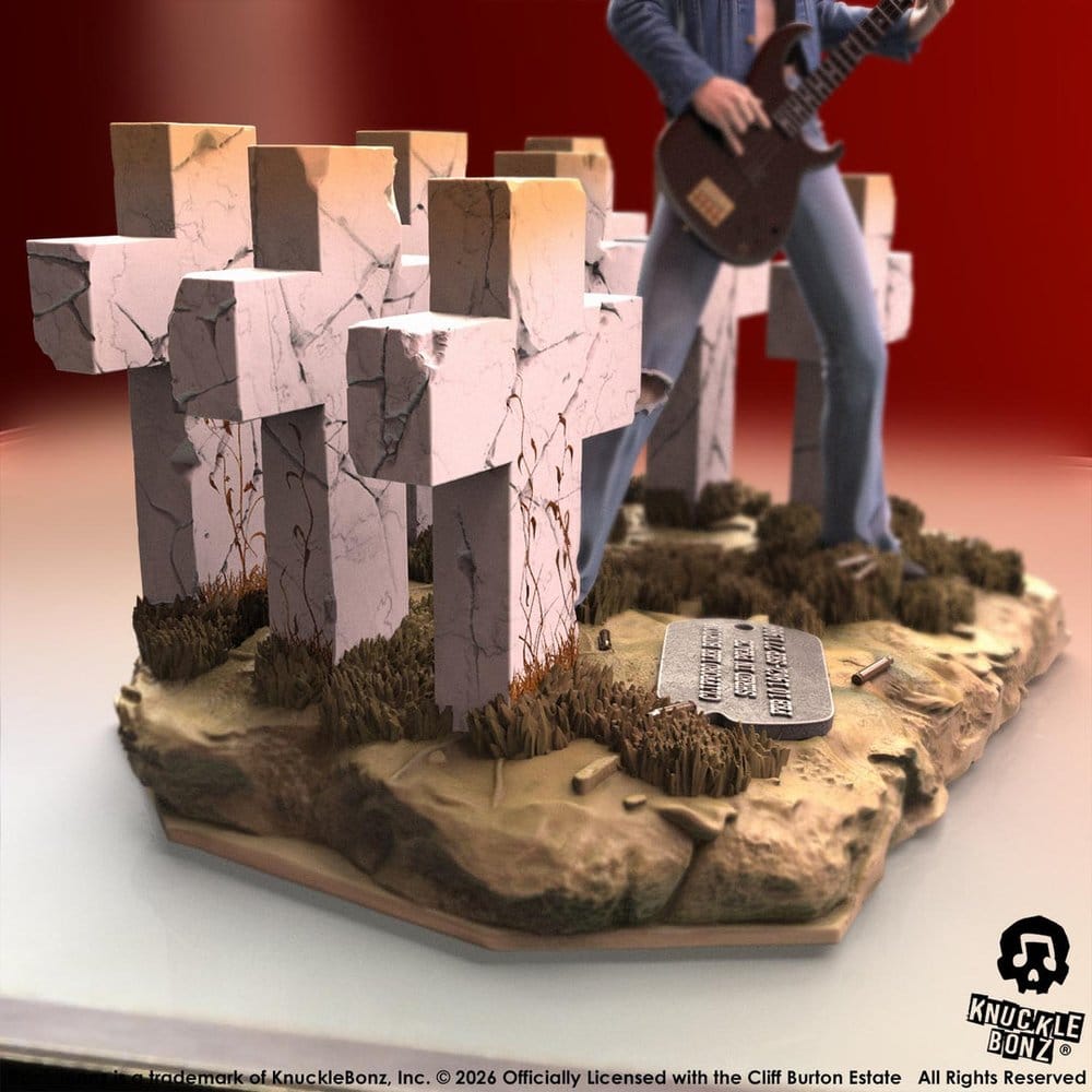 Metallica Rock Iconz Figur Cliff Burton III 21 cm Image 5