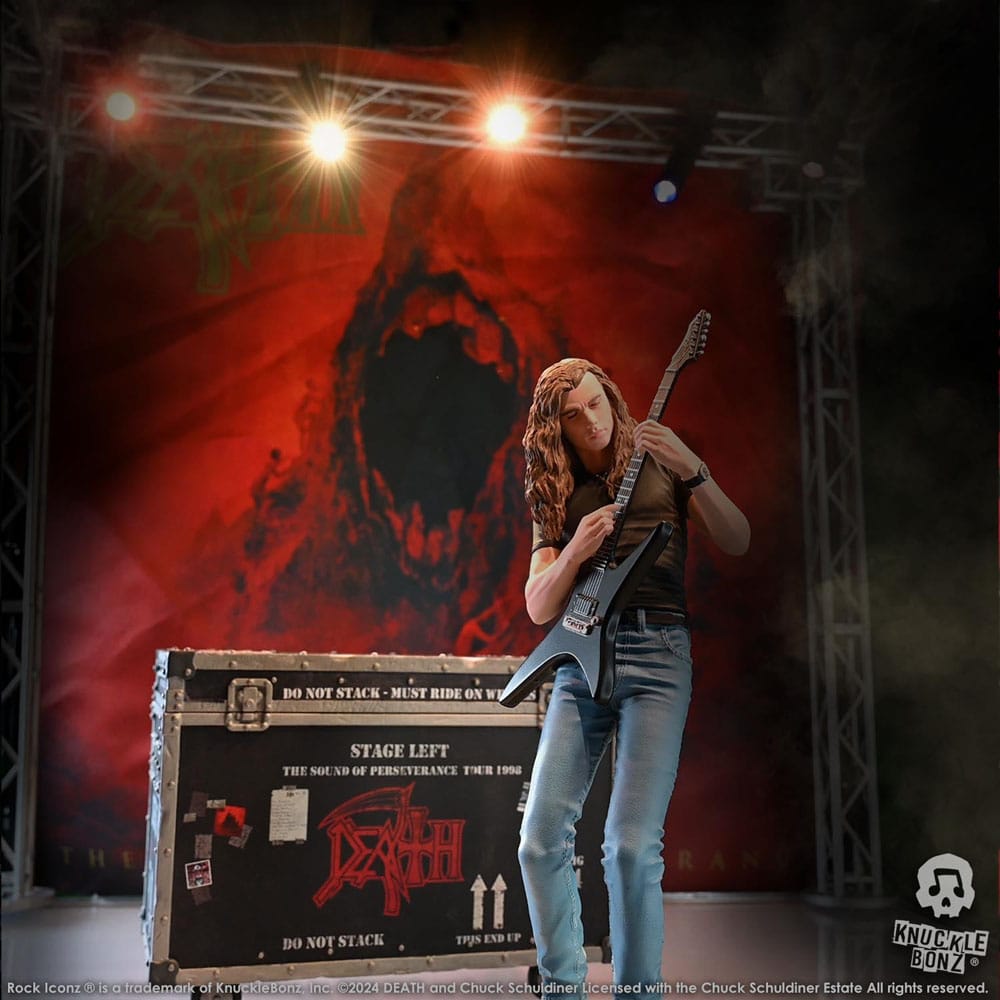 Death Rock Ikonz On Tour Road Case Statue & Bühnenhintergrund Set The Sound of Perseverance Tour 1998 Image 17