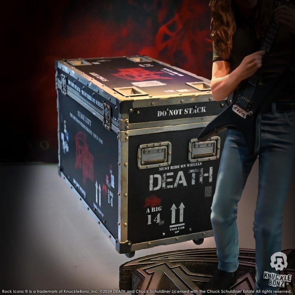 Death Rock Ikonz On Tour Road Case Statue & Bühnenhintergrund Set The Sound of Perseverance Tour 1998 Image 19