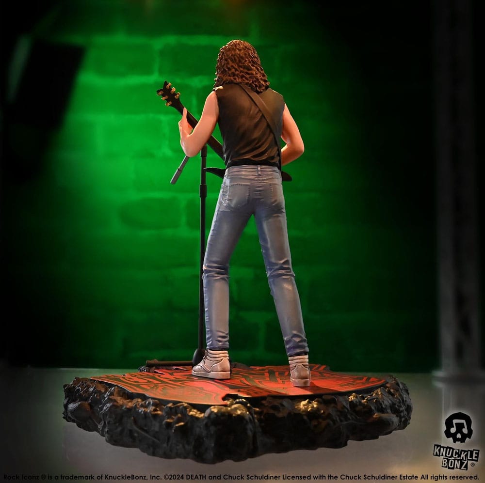 Death Rock Iconz Statue Chuck Schuldiner II 22 cm Image 4