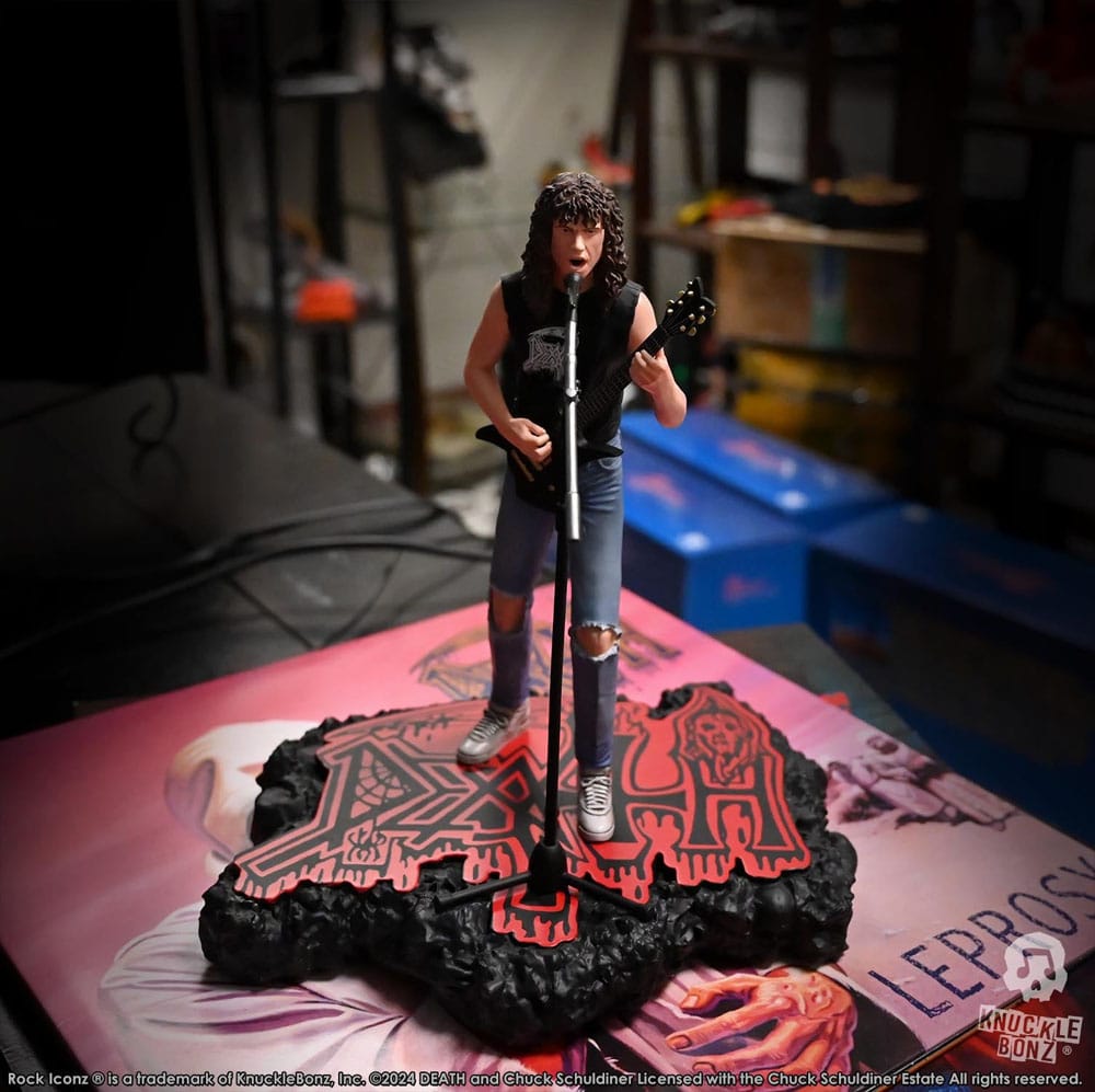 Death Rock Iconz Statue Chuck Schuldiner II 22 cm Image 8