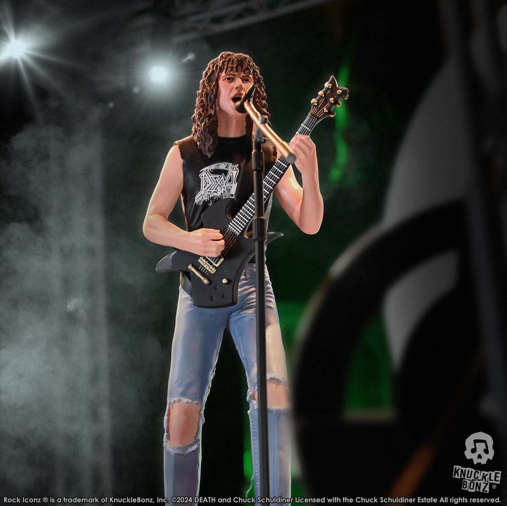 Death Rock Iconz Statue Chuck Schuldiner II 22 cm Image 21