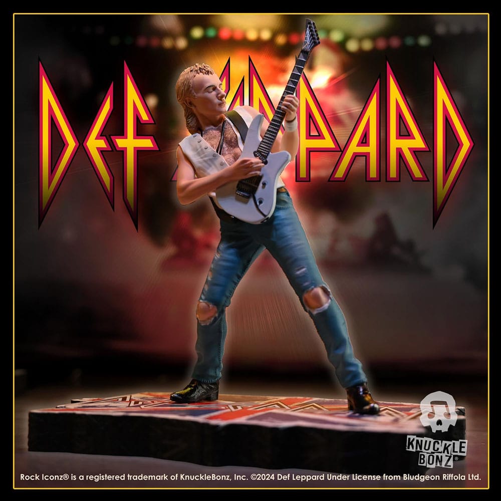 Def Leppard Rock Iconz Statue Phil Collen 24 cm Image 7