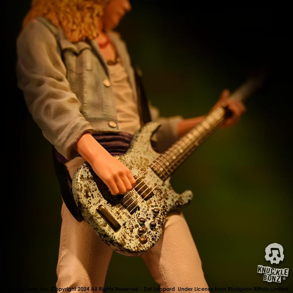 Def Leppard Rock Iconz Statue Rick Savage 24 cm Image 6