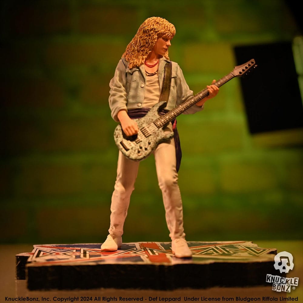 Def Leppard Rock Iconz Statue Rick Savage 24 cm Image 10