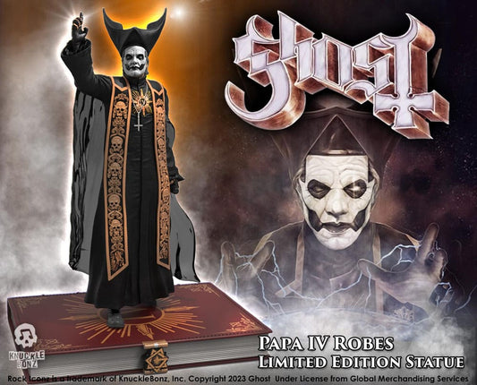 Ghost Rock Iconz Statue 1/9 Papa Emeritus IV (Black Robes) 22 cm Image 2