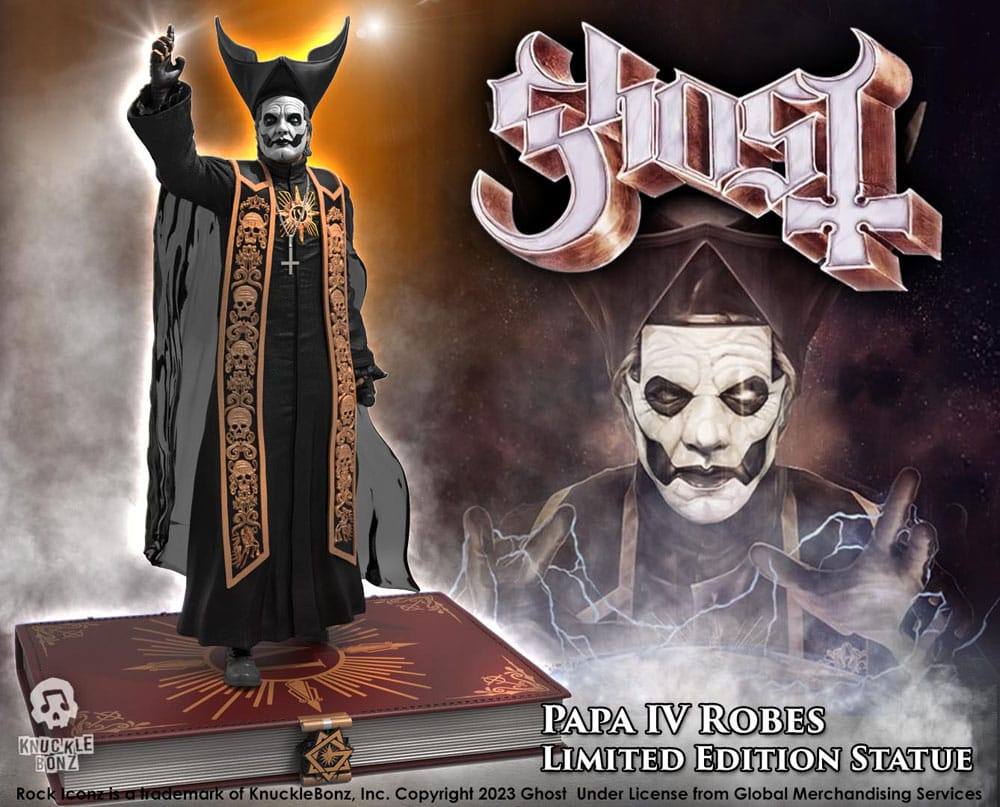 Ghost Rock Iconz Statue 1/9 Papa Emeritus IV (Black Robes) 22 cm Image 2