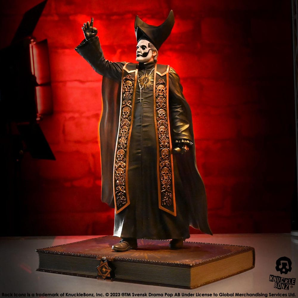 Ghost Rock Iconz Statue 1/9 Papa Emeritus IV (Black Robes) 22 cm Image 8