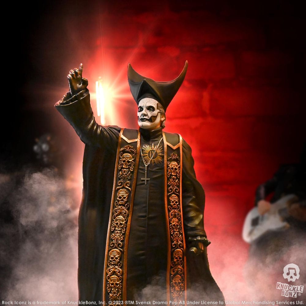 Ghost Rock Iconz Statue 1/9 Papa Emeritus IV (Black Robes) 22 cm Image 23