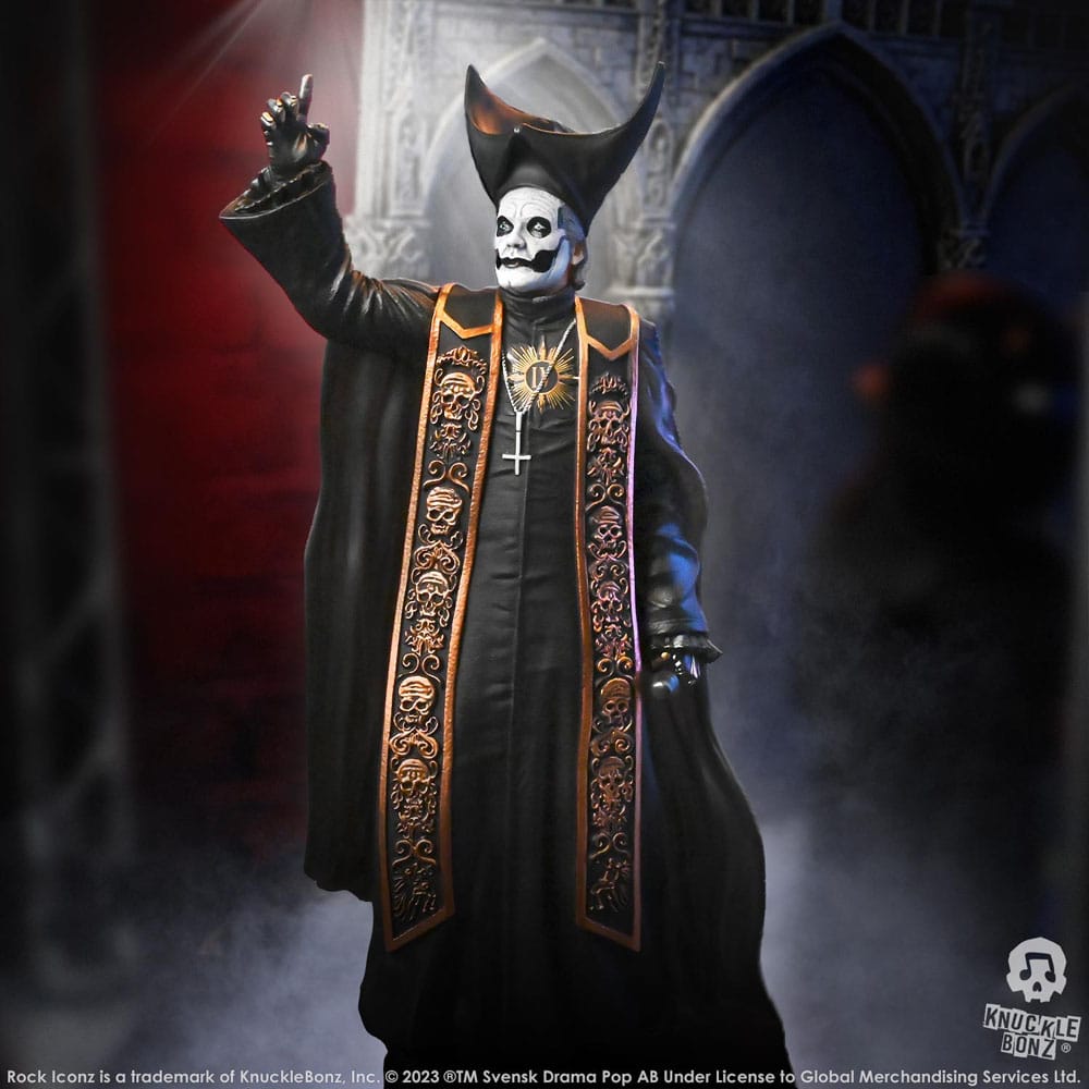 Ghost Rock Iconz Statue 1/9 Papa Emeritus IV (Black Robes) 22 cm Image 25