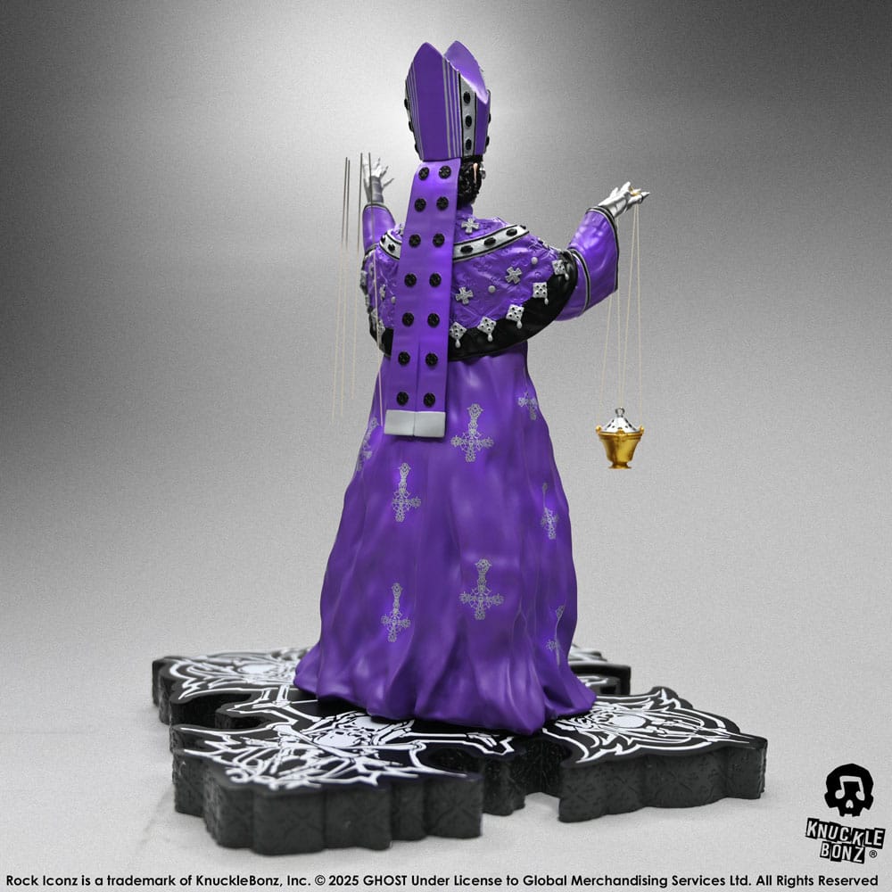 Ghost Rock Iconz Statue Papa V Perpetua Purple Robes 22 cm Image 26