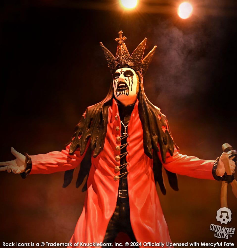 Mercyful Fate Rock Iconz Statue King Diamond III (Red Version) 22 cm Image 3