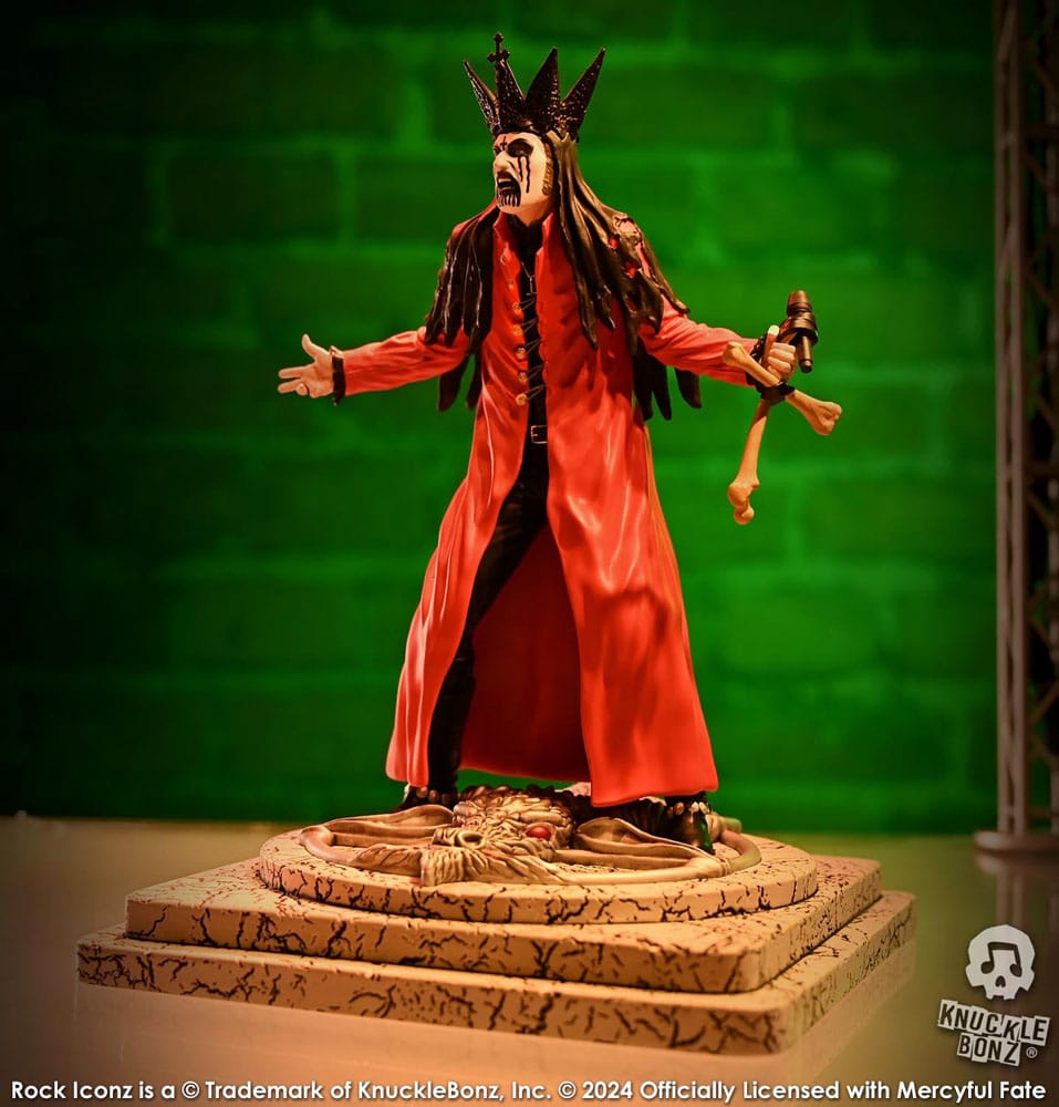 Mercyful Fate Rock Iconz Statue King Diamond III (Red Version) 22 cm Image 10