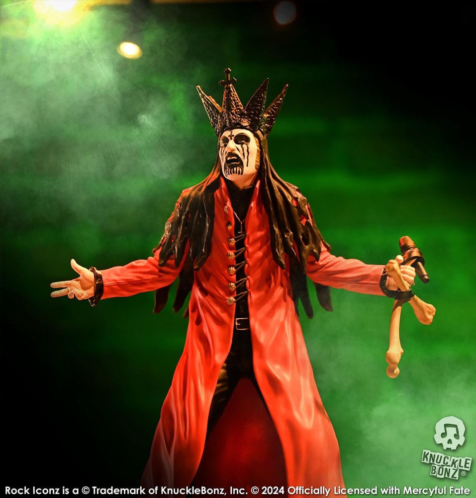 Mercyful Fate Rock Iconz Statue King Diamond III (Red Version) 22 cm Image 16