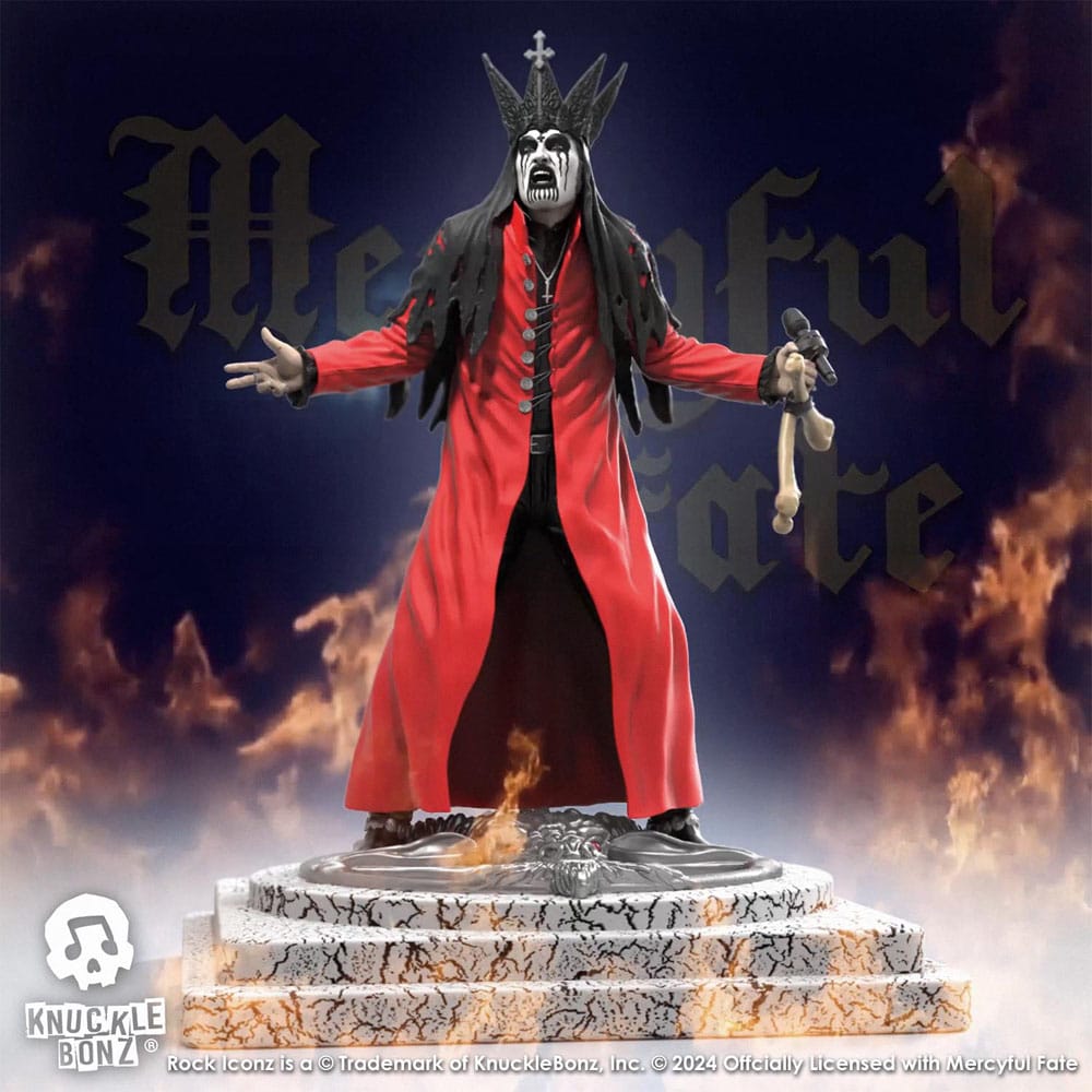 Mercyful Fate Rock Iconz Statue King Diamond III (Red Version) 22 cm Image 18