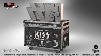 Kiss Rock Ikonz On Tour Road Case Statue & Bühnenhintergrund Set Alive! Tour Image 3