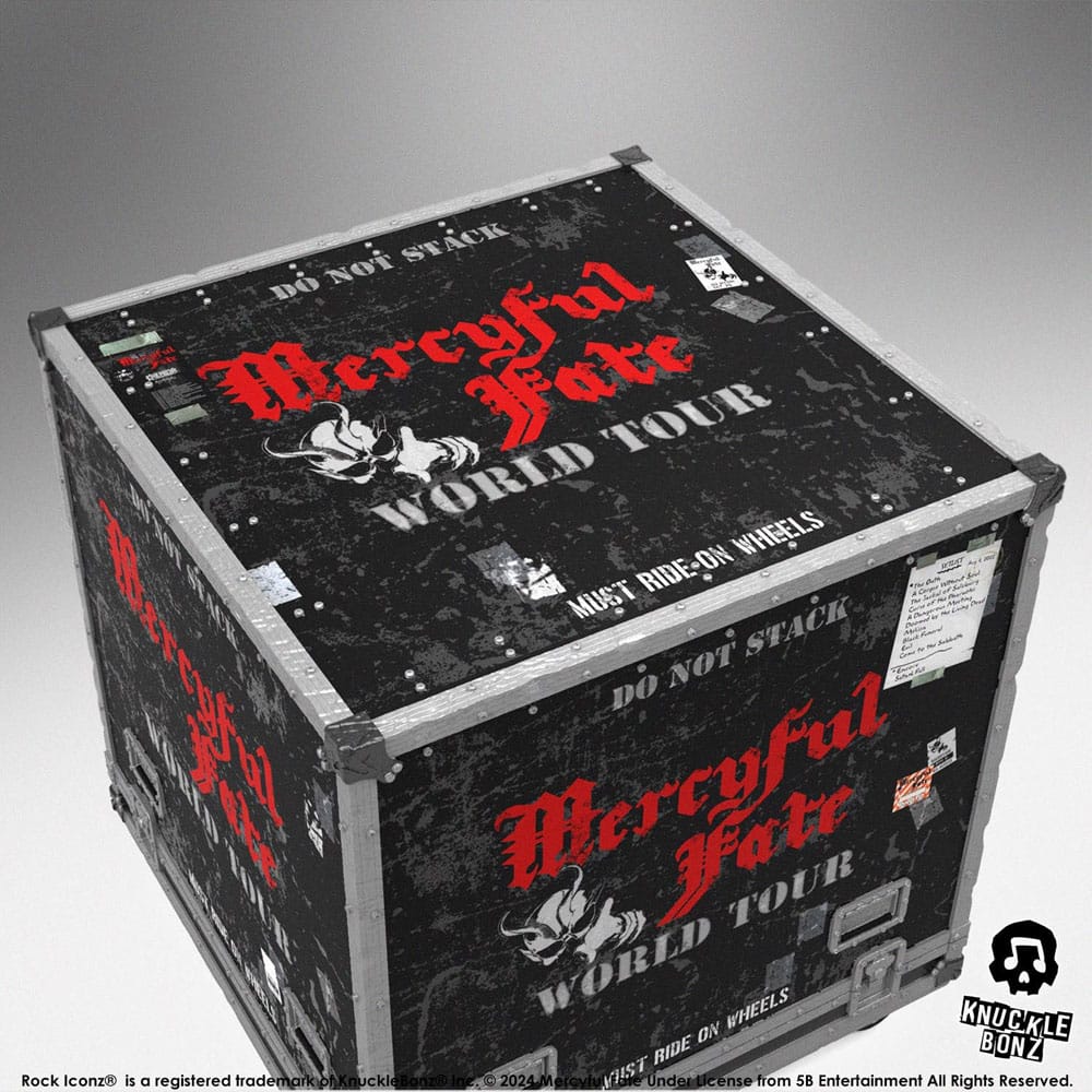 Mercyful Fate Rock Ikonz On Tour Road Case Statue & Stage Mask Set World Tour Image 3