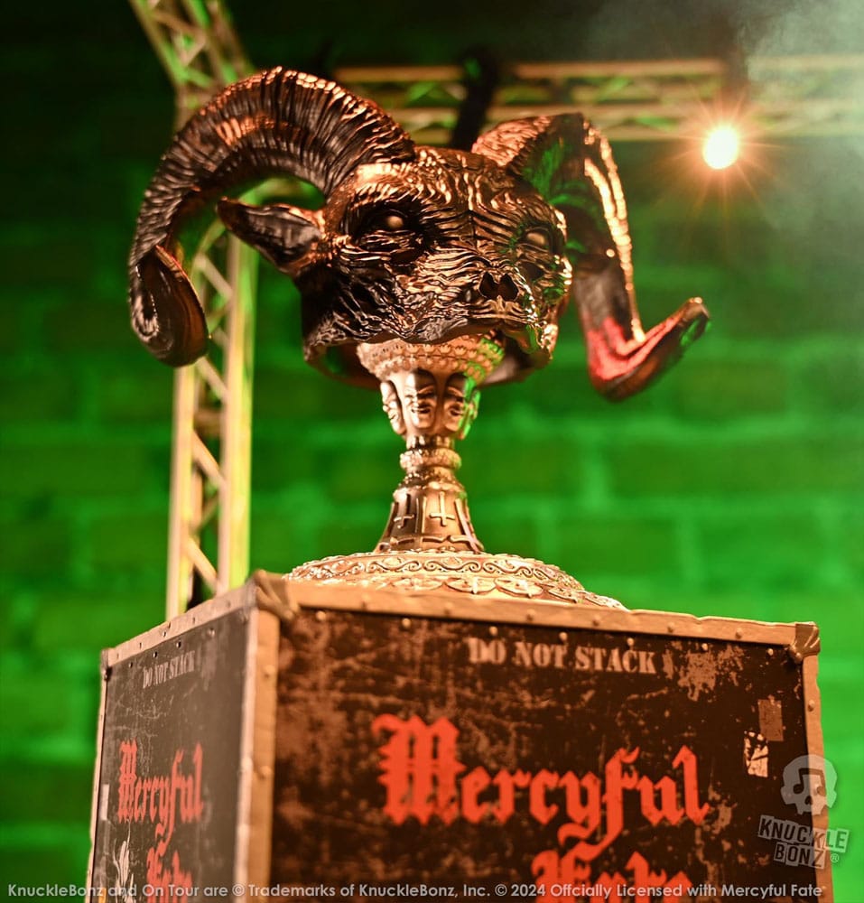 Mercyful Fate Rock Ikonz On Tour Road Case Statue & Stage Mask Set World Tour Image 12