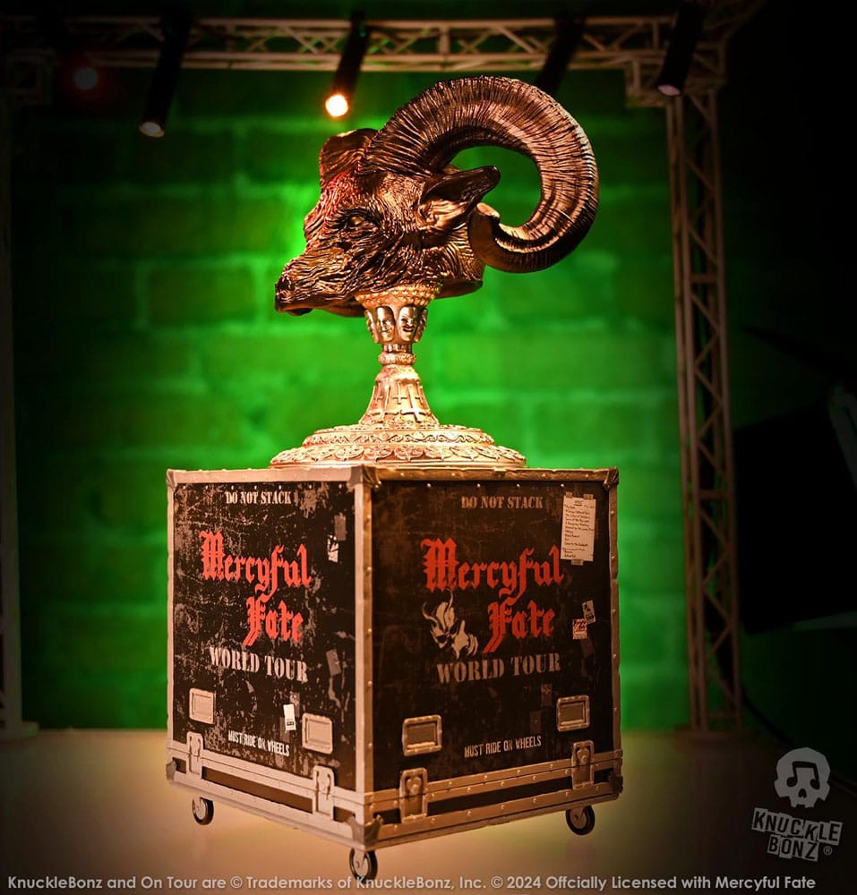 Mercyful Fate Rock Ikonz On Tour Road Case Statue & Stage Mask Set World Tour Image 16