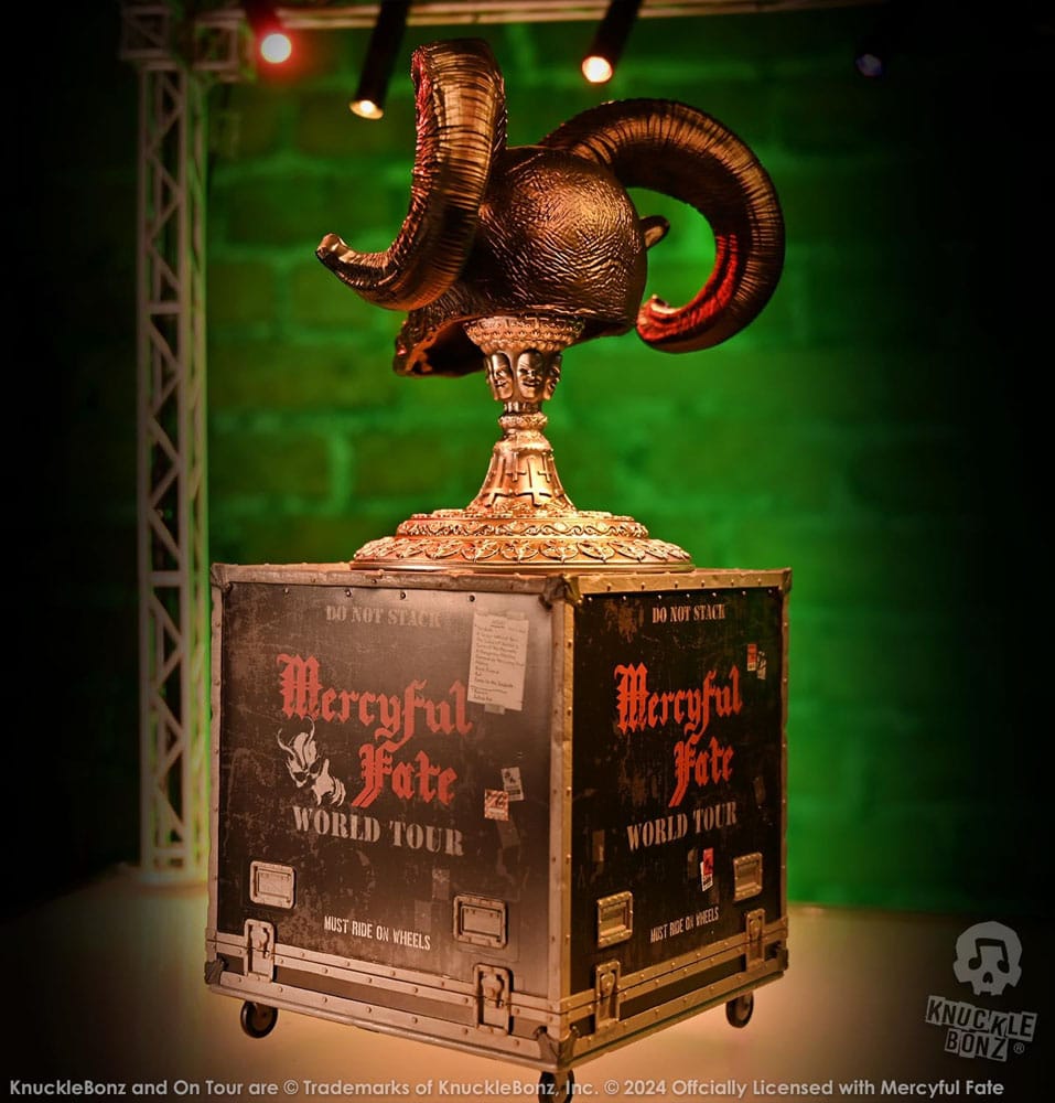 Mercyful Fate Rock Ikonz On Tour Road Case Statue & Stage Mask Set World Tour Image 17