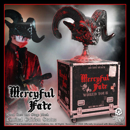 Mercyful Fate Rock Ikonz On Tour Road Case Statue & Stage Mask Set World Tour Image 21