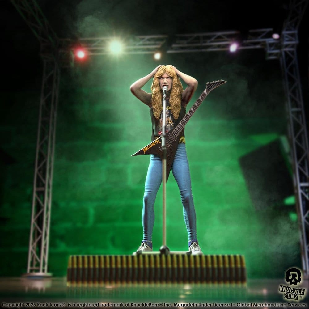 Megadeth Rock Iconz Statue Dave Mustaine II 22 cm Image 3
