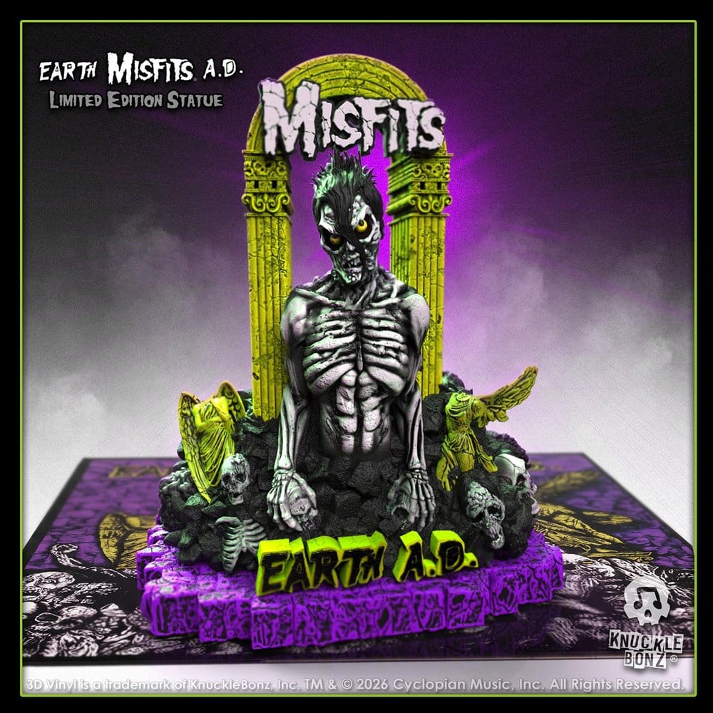 Misfits 3D Vinyl Figur Earth A.D. Death Comes Ripping Image 2