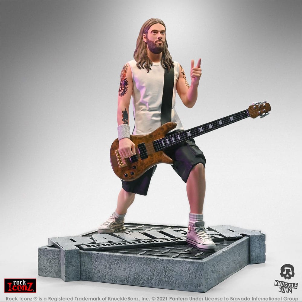 Pantera Rock Iconz Statue Rex Brown (Reinventing the Steel) 22 cm Image 1