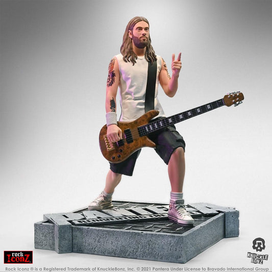 Pantera Rock Iconz Statue Rex Brown (Reinventing the Steel) 22 cm Image 1