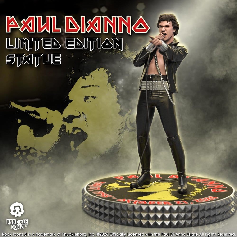 Iron Maiden Rock Iconz Statue Paul Di'Anno 20 cm Image 12