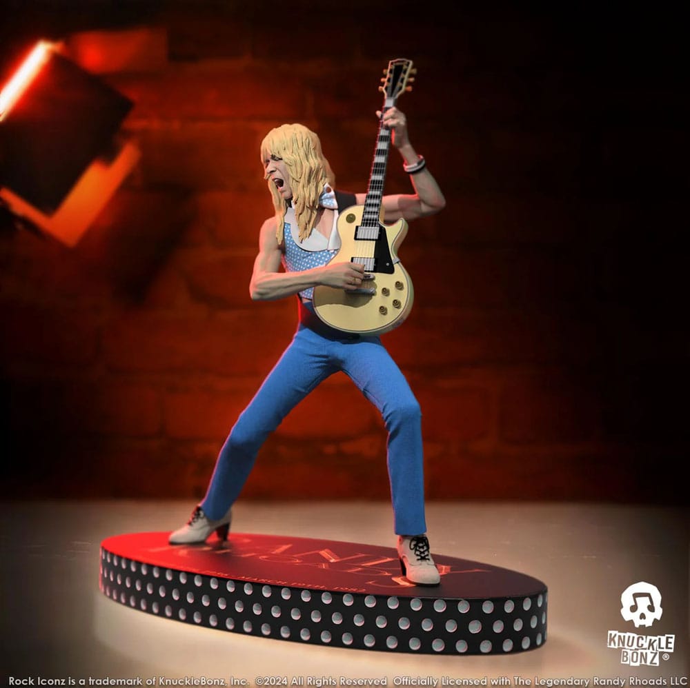 Randy Rhoads IV Rock Iconz Statue The Early Years Blue Version 24 cm Image 4