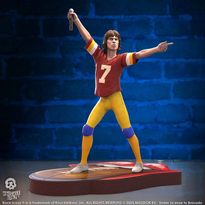 Rolling Stones Rock Iconz Statue Mick Jagger US Tour 1981 (Burgundy Jersey) 22 cm Image 6