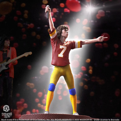 Rolling Stones Rock Iconz Statue Mick Jagger US Tour 1981 (Burgundy Jersey) 22 cm Image 7