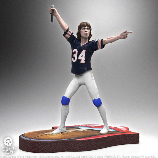 Rolling Stones Rock Iconz Statue Mick Jagger US Tour 1981 (Black Jersey) 22 cm Image 1