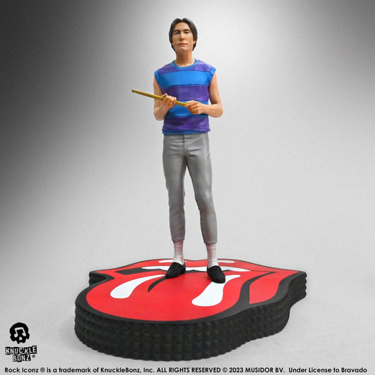 The Rolling Stones Rock Iconz Statue Charlie Watts (Tattoo You Tour 1981) 22 cm Image 1