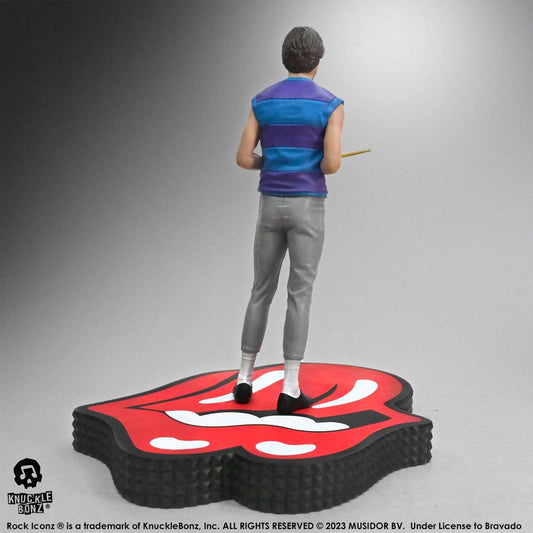The Rolling Stones Rock Iconz Statue Charlie Watts (Tattoo You Tour 1981) 22 cm Image 2