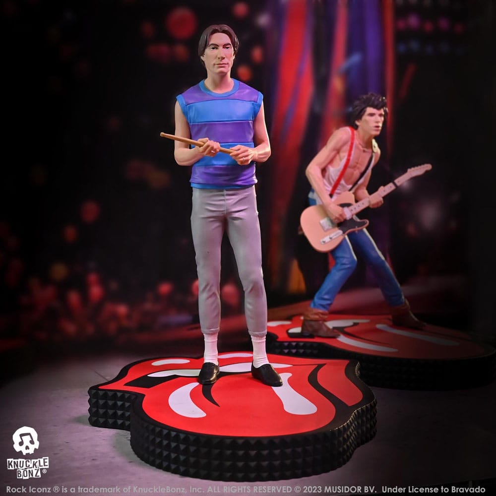 The Rolling Stones Rock Iconz Statue Charlie Watts (Tattoo You Tour 1981) 22 cm Image 4