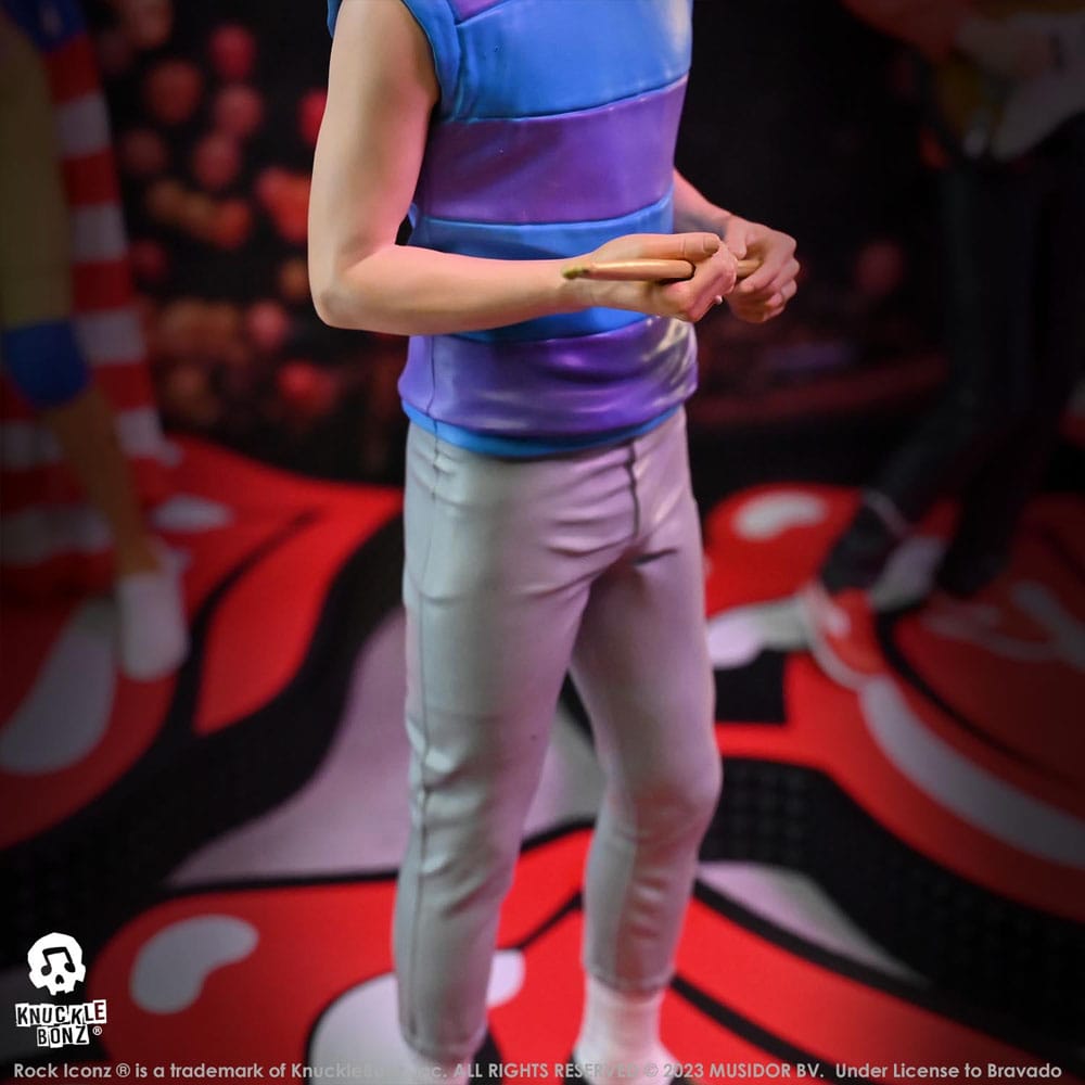 The Rolling Stones Rock Iconz Statue Charlie Watts (Tattoo You Tour 1981) 22 cm Image 8