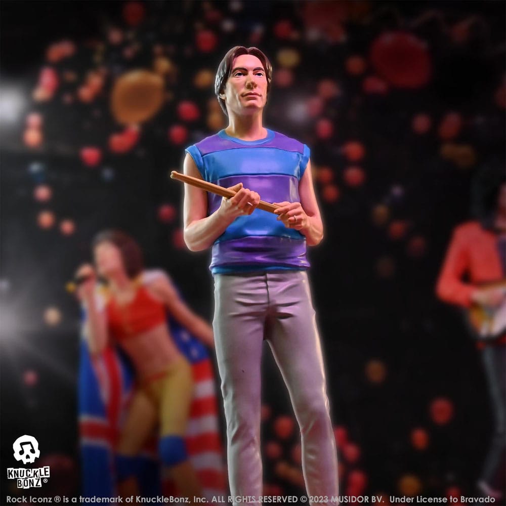 The Rolling Stones Rock Iconz Statue Charlie Watts (Tattoo You Tour 1981) 22 cm Image 10