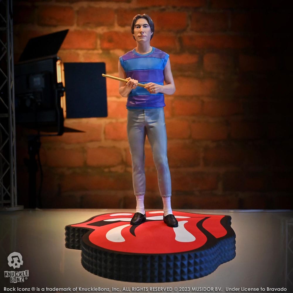 The Rolling Stones Rock Iconz Statue Charlie Watts (Tattoo You Tour 1981) 22 cm Image 11