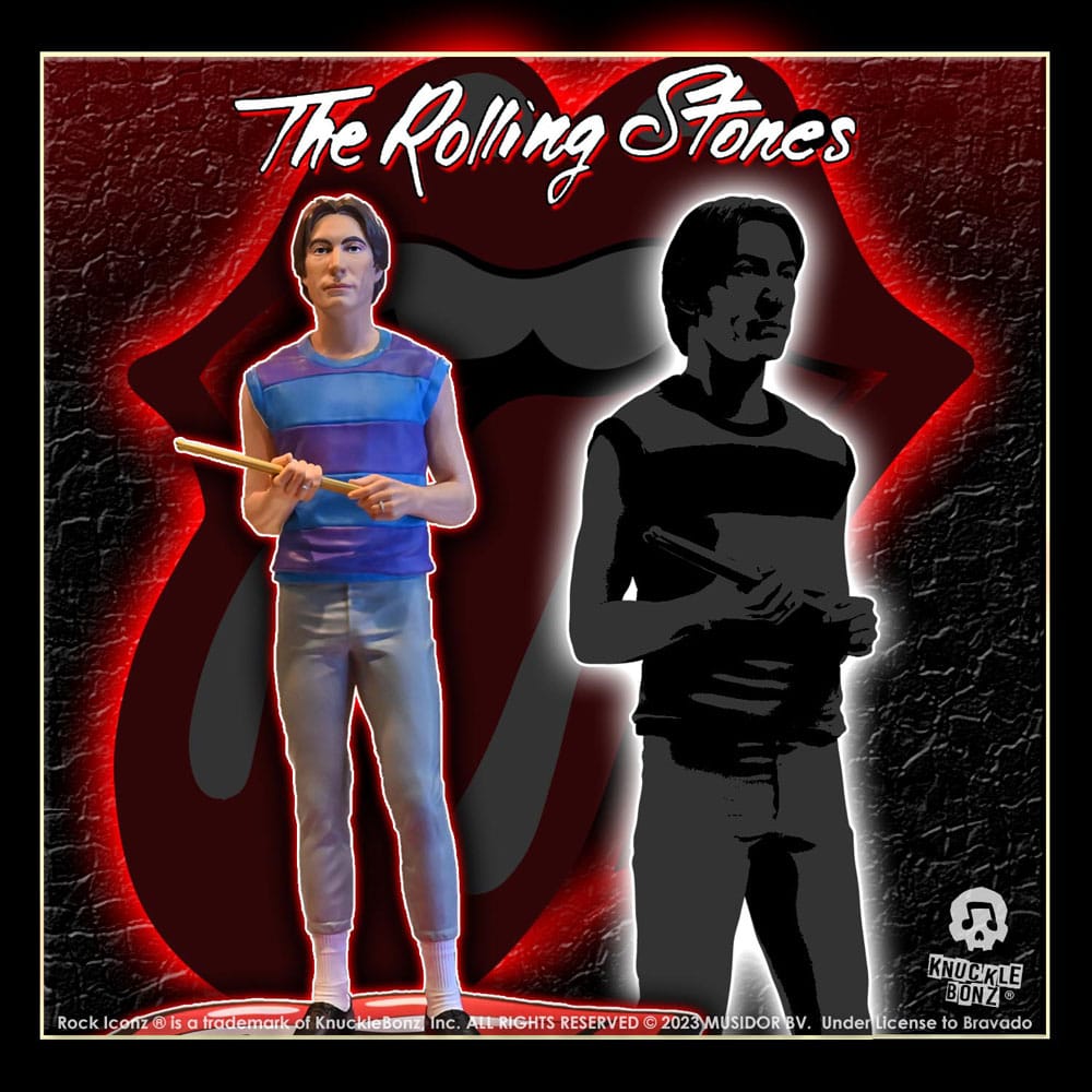 The Rolling Stones Rock Iconz Statue Charlie Watts (Tattoo You Tour 1981) 22 cm Image 14