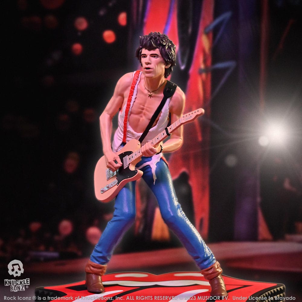 The Rolling Stones Rock Iconz Statue Keith Richards (Tattoo You Tour 1981) 22 cm Image 6