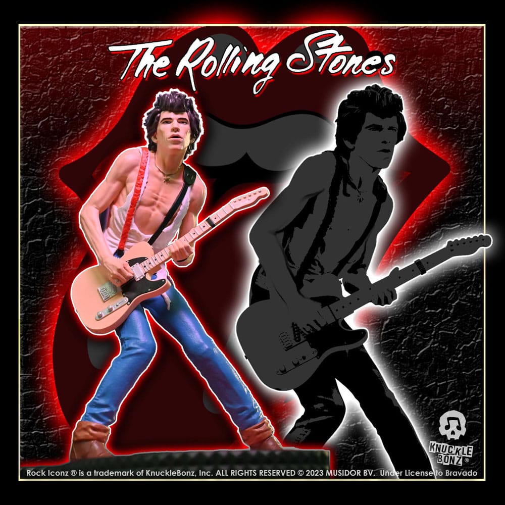 The Rolling Stones Rock Iconz Statue Keith Richards (Tattoo You Tour 1981) 22 cm Image 14